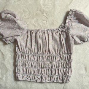 NWT Elodie Nordstrom brand square neck smocked top